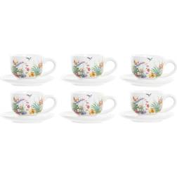 Dkd Home Decor - Coffee Cup 18cl 6pcs