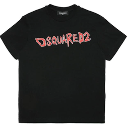 DSquared2 Boy's Graffiti Logo T-shirt - Black