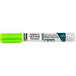 7A Light Fabric Marker Brush Nib Fluo Green 1mm