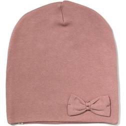 Racing Kids Windproof Double Layer Beanie with Bow - Dusty Rose (505055-81)