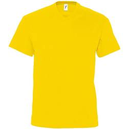 Sol's Mens Victory V Neck Short Sleeve T-shirt - Gold