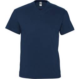 Sol's Mens Victory V Neck Short Sleeve T-shirt - Navy