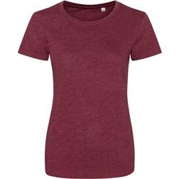 AWDis Women's Girlie Tri Blend T-shirt - Heather Burgundy