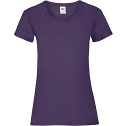 Fruit of the Loom Womens Valueweight Short Sleeve T-shirt 5-pack - Purple