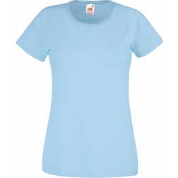 Fruit of the Loom Womens Valueweight Short Sleeve T-shirt 5-pack - Sky Blue