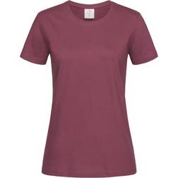 Stedman Womens Classic T-shirt - Burgundy Red