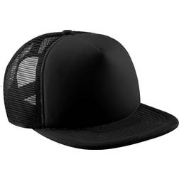 Beechfield Vintage Snapback Trucker Cap - Black