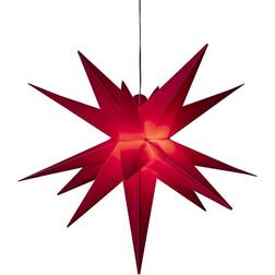 Konstsmide 3-D Star Red Stella dell'Avvento 60cm