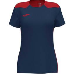 Joma Short Sleeve Women Championship Vi T-shirt - Navy Blue/Red