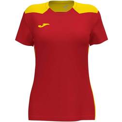 Joma Short Sleeve Women Championship Vi T-shirt - Red/Yellow