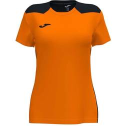 Joma Short Sleeve Women Championship Vi T-shirt - Orange/Black