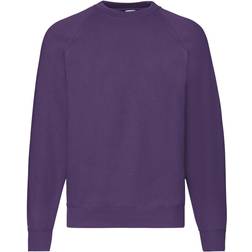 Fruit of the Loom Classic Raglan Sweatshirt - Purple