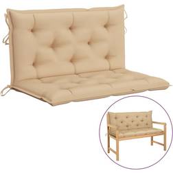 vidaXL 314995 Coussin de chaise Beige (100x50cm)