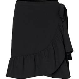 Vero Moda Cita Bobble Wrap Skirt - Black