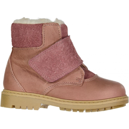 Wheat Sigge Print Velcro Boot - Wood Rose