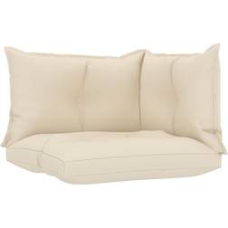 vidaXL 47475 Stolsdyna Beige (61x60cm)