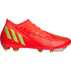 Adidas Predator Edge 3. Firm Ground - Solar Red/Team Solar Green/Core Black