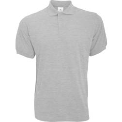 B&C Collection Safran Short-Sleeved Polo Shirt M - Ash