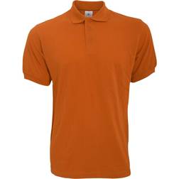 B&C Collection Safran Short-Sleeved Polo Shirt M - Pumpkin Orange