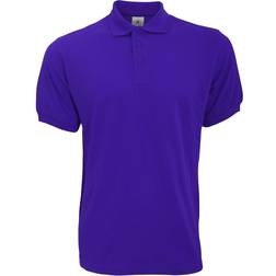 B&C Collection Safran Short-Sleeved Polo Shirt M - Purple