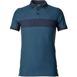 Fristads Kansas Evolve Poloshirt W - Steel Blue/Dark Navy