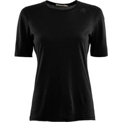 Aclima Women's Lightwool Undershirt Tee - Jet Black