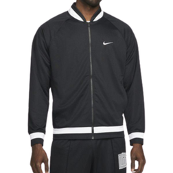 NIKE Men's Dri Fit Basketball Jacket - Black/White