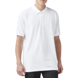 Dickies Adult Size Piqué Short Sleeve Polo - White