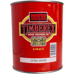 Timberex Wood Finishing Træolie Extra White 1L