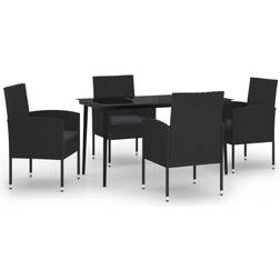 vidaXL 3099621 Matgrupp, 1 Bord inkl. 4 Stolar
