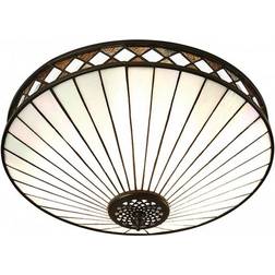 Interiors1900 Fargo Tiffany Ceiling Flush Light 41.5cm