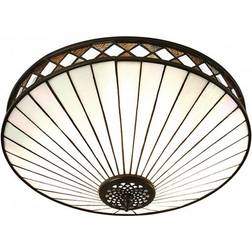Interiors1900 Fargo Tiffany Ceiling Flush Light ∅ 41.5cm