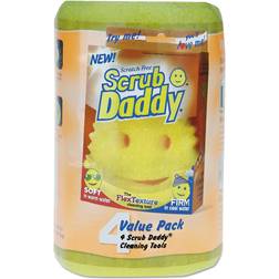 Scrub Daddy Scratch-Free Scrubbing Sponge 4-pack