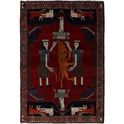 Arkiio Shiraz Multifärgad, Röd 127x188cm