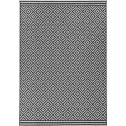 Asiatic Patio Diamond White, Black 120x170cm