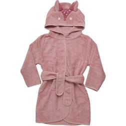 Pippi Organic Hooded Bath Robe - Misty Rose (5201-524)