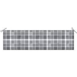 vidaXL 180x50x4cm Stolehynde Grå, Multifarve (180x50cm)