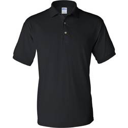 Gildan Dryblend Jersey Short Sleeve Polo Shirt - Black