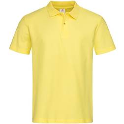Stedman Mens Cotton Polo Shirt - Yellow