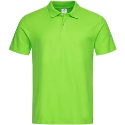 Stedman Mens Cotton Polo Shirt - Kiwi Green