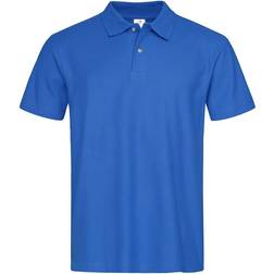 Stedman Mens Cotton Polo Shirt - Bright Royal