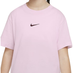 Nike Girl's SportswearT-shirt - Pink Foam/Dark Beetroot (DH5750-665)