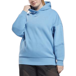 Reebok Women Studio Recycled Oversize Hoodie Plus Size - Essential Blue