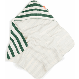 Done By Deer Hooded Towel Stripes