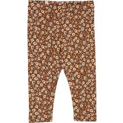 Wheat Jersey Leggings - Dry Clay Anemones (4853g-138-3523)