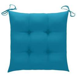 vidaXL 314873 Stolsdyna Blå (40x40cm)