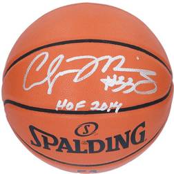 Fanatics Miami Heat Alonzo Mourning Autographed Spalding Indoor/Outdoor Basketball with HOF 2014 Inscription