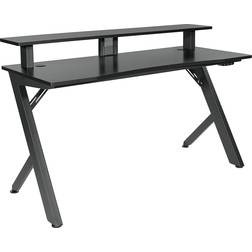 OSP Home Furnishing Area51 Battlestation Gaming Desk - Black