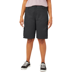 Dickies Women's Relaxed Fit 11" Cargo Shorts Plus Size - Black