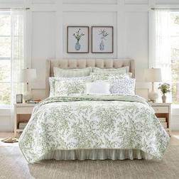 Laura Ashley Bedford Quilts Green (223.52x172.72)